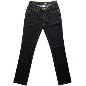 9.8 Premium Jeans Women's Black/Charcoal Gray Straight Leg Jeans Size 1 Juniors